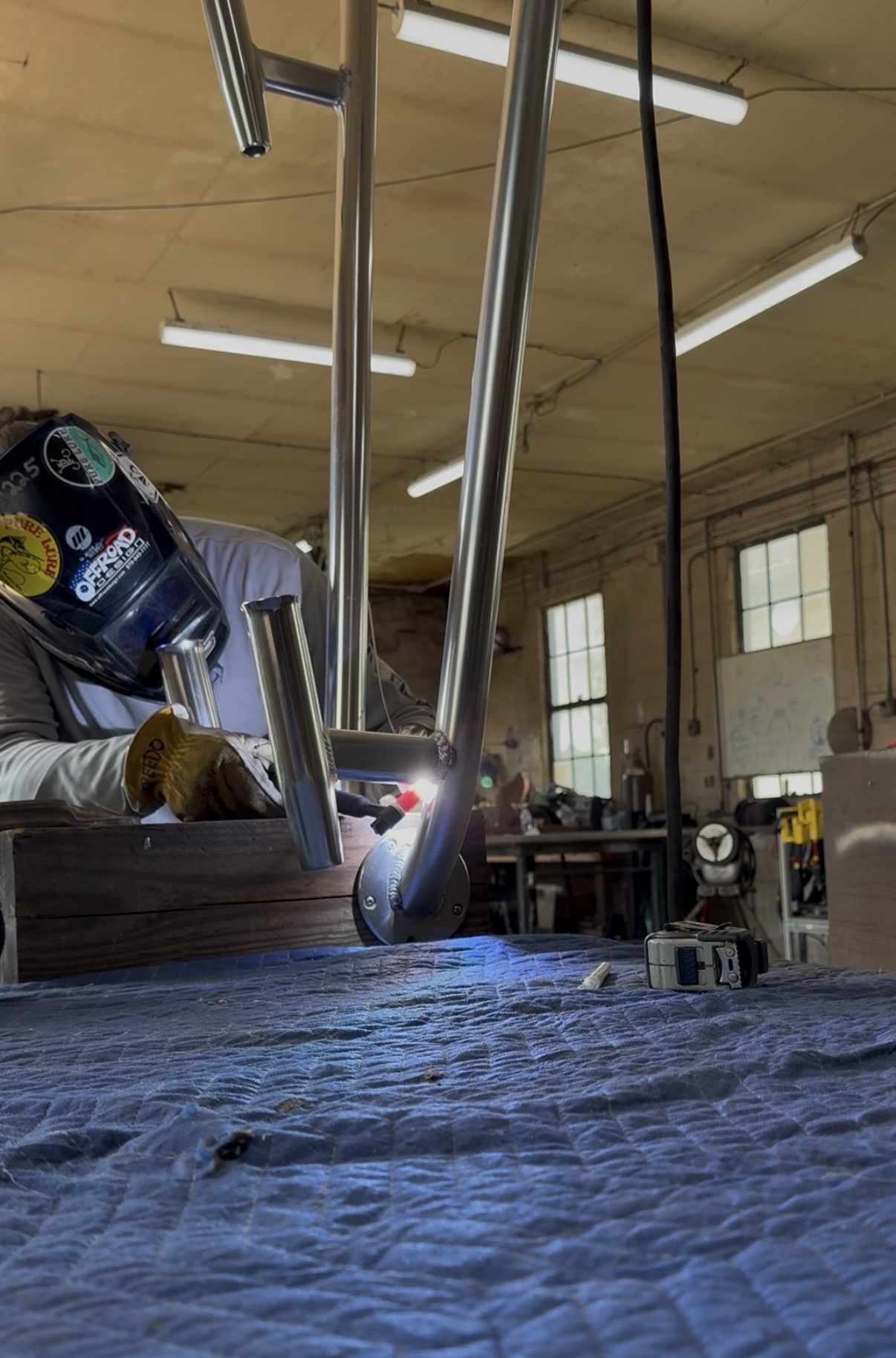 The workshop where designs are planned and built